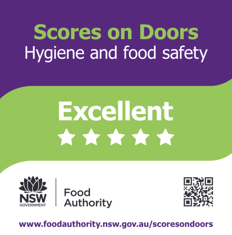 We’re Proud to Announce Our “Scores on Doors” Hygiene and Food Safety Excellence!